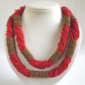 Red Double Dame Necklace