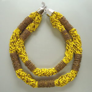 Yellow Double Dame Necklace