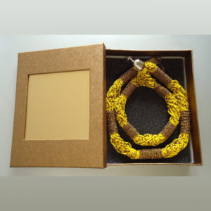 Yellow Double Dame Necklace