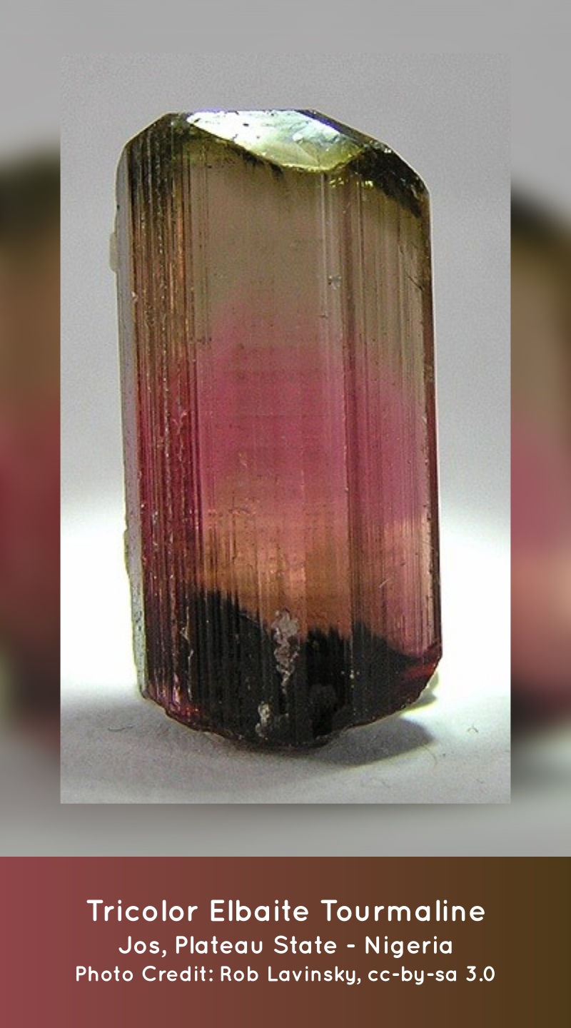 Tourmaline rough from Nigeria