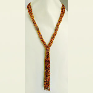 Ify, Long Beaded Necklace