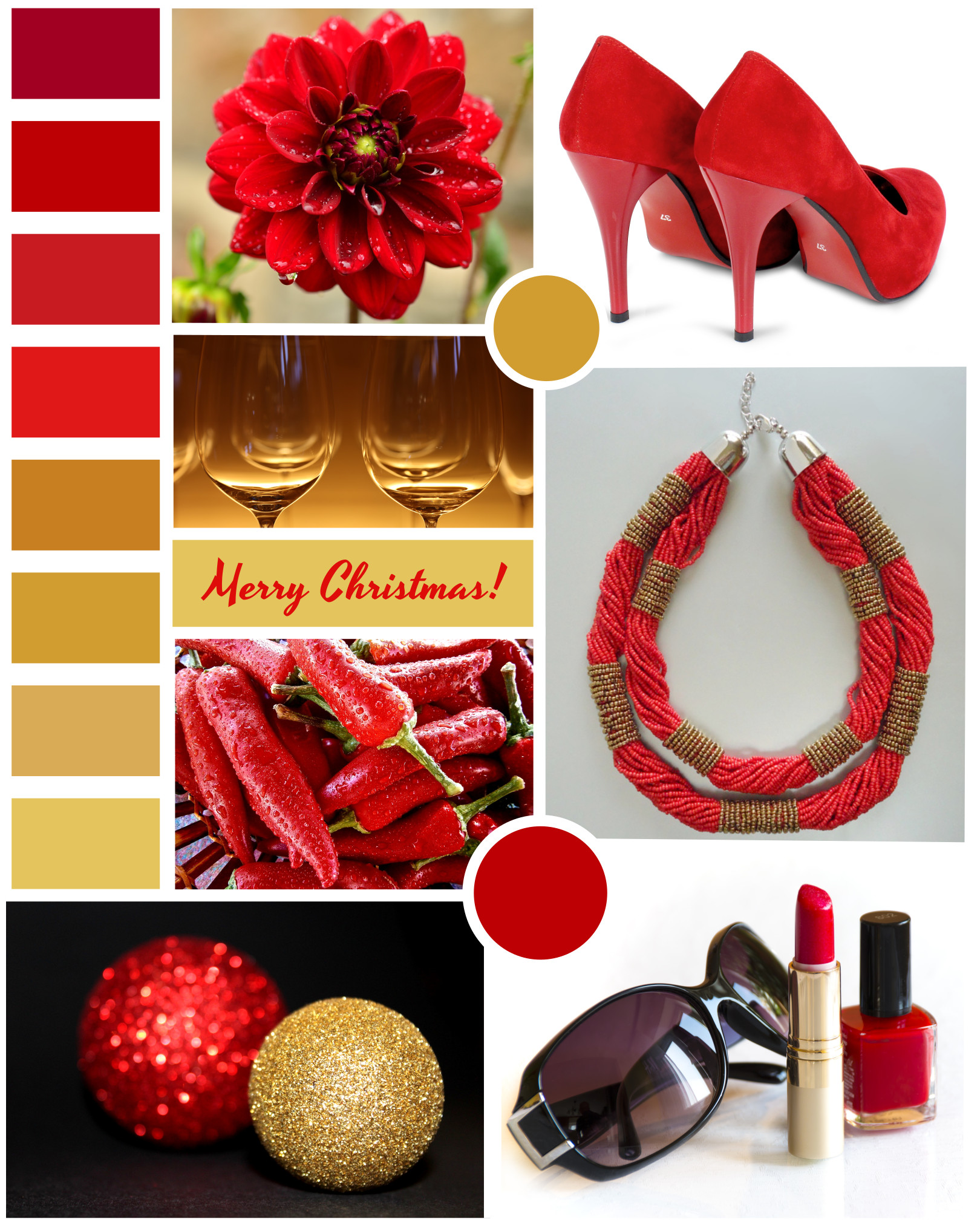 Moodboard - Red & Gold