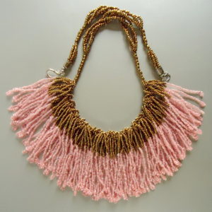 Pink Tasselled Bib - HMJService