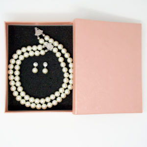 Double Strand Pearl Collar Necklace