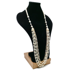 Cream Pearl sway necklace by HMJServices