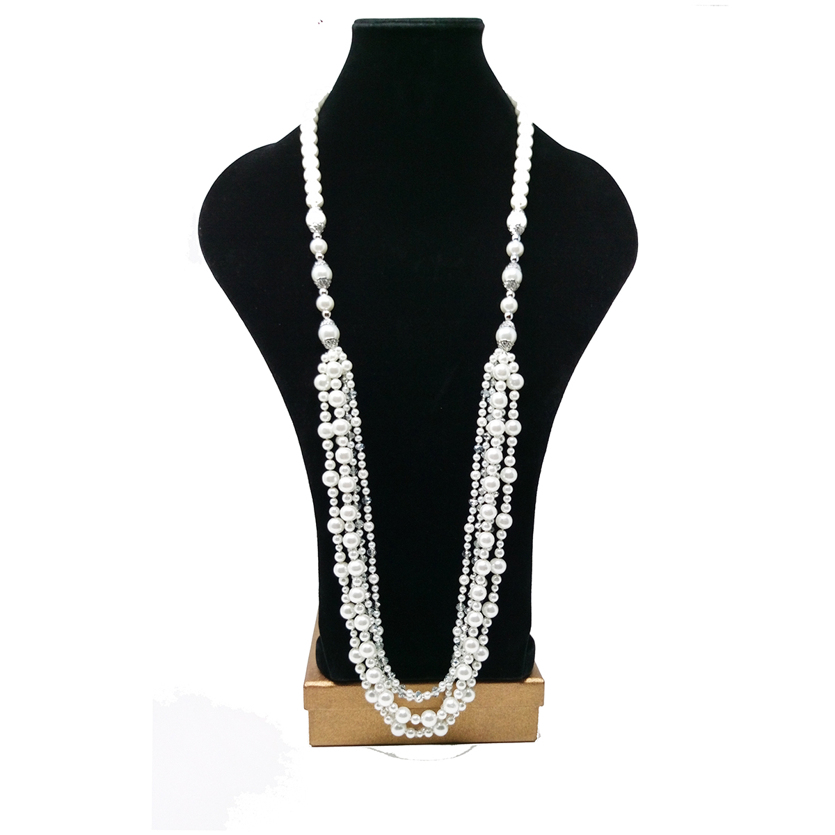 Off-White Pearl Sway Necklace - HMJServices