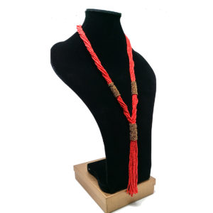 Red 'Y' Necklace by HMJServices