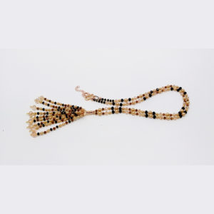 Bronzed Pearl Tassel Necklace by HMJServices