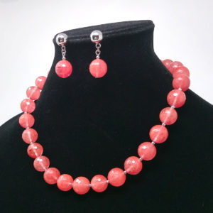 Cherry Quartz Jewellery Set by HMJServices