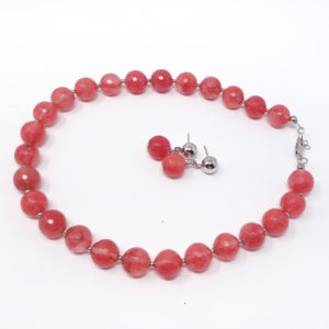 Cherry Quartz Jewellery Set by HMJServices